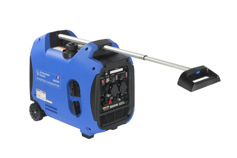 Groupe électrogène inverter essence ULTIMATRON ULT-3800-EU – 3500W / 3800W sinusoïde pure avec démarrage électrique