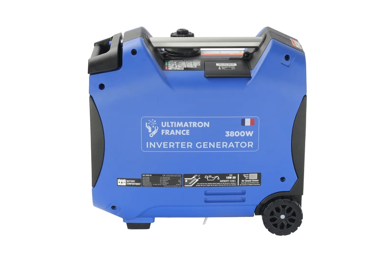 Groupe électrogène inverter essence ULTIMATRON ULT-3800-EU – 3500W / 3800W sinusoïde pure avec démarrage électrique