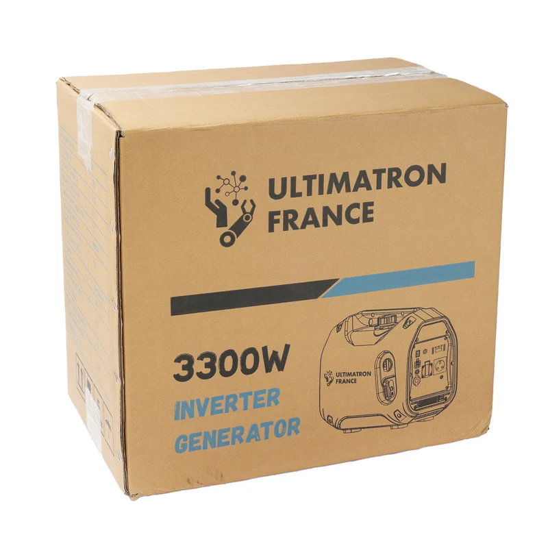 Groupe électrogène inverter essence ULTIMATRON ULT-3300-EU – 3000W / 3300W sinusoïde pure portable