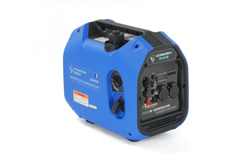 Groupe électrogène inverter essence ULTIMATRON ULT-2000-EU – 1800W / 2000W sinusoïde pure portable