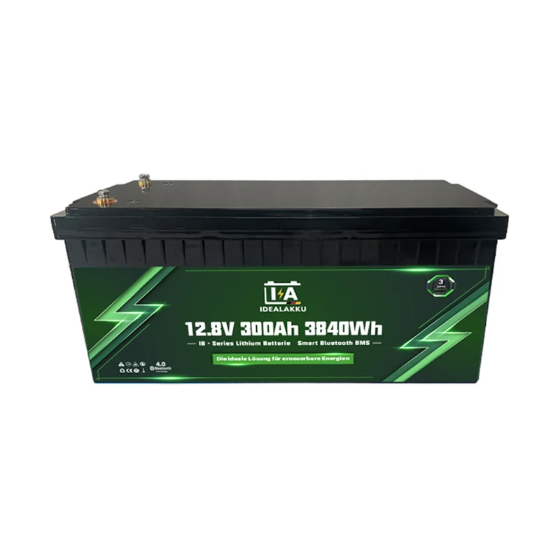 Batterie Lithium LiFePO4 12.8V 300Ah Bluetooth IB-12-300 – Remplacement AGM Gel