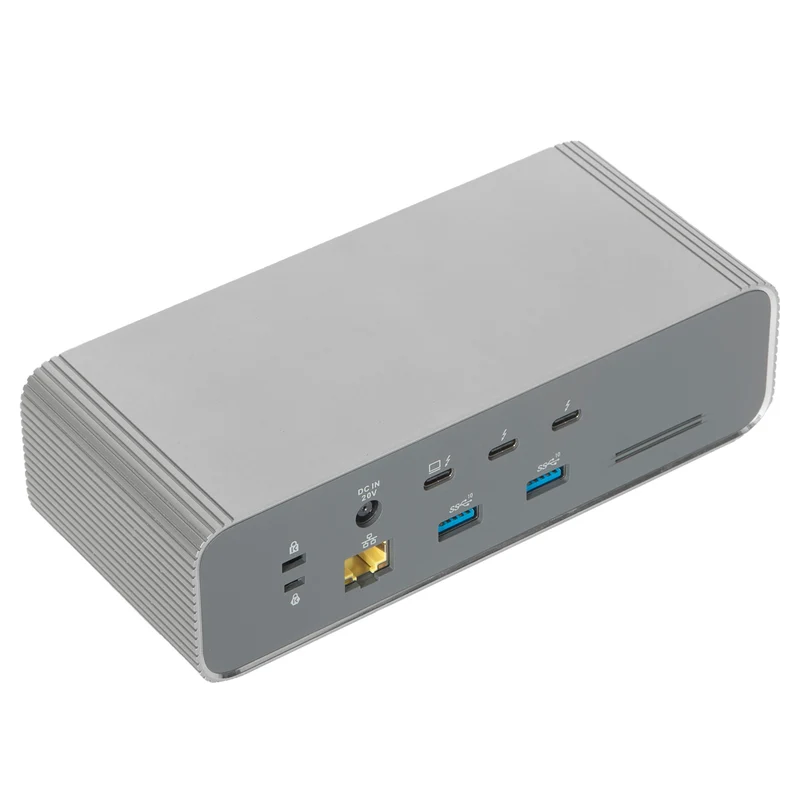 Station d'accueil EcoSmart™ Thunderbolt™ 5 avec double sortie vidéo 8K / triple sortie 4K et adaptateur secteur 140 W