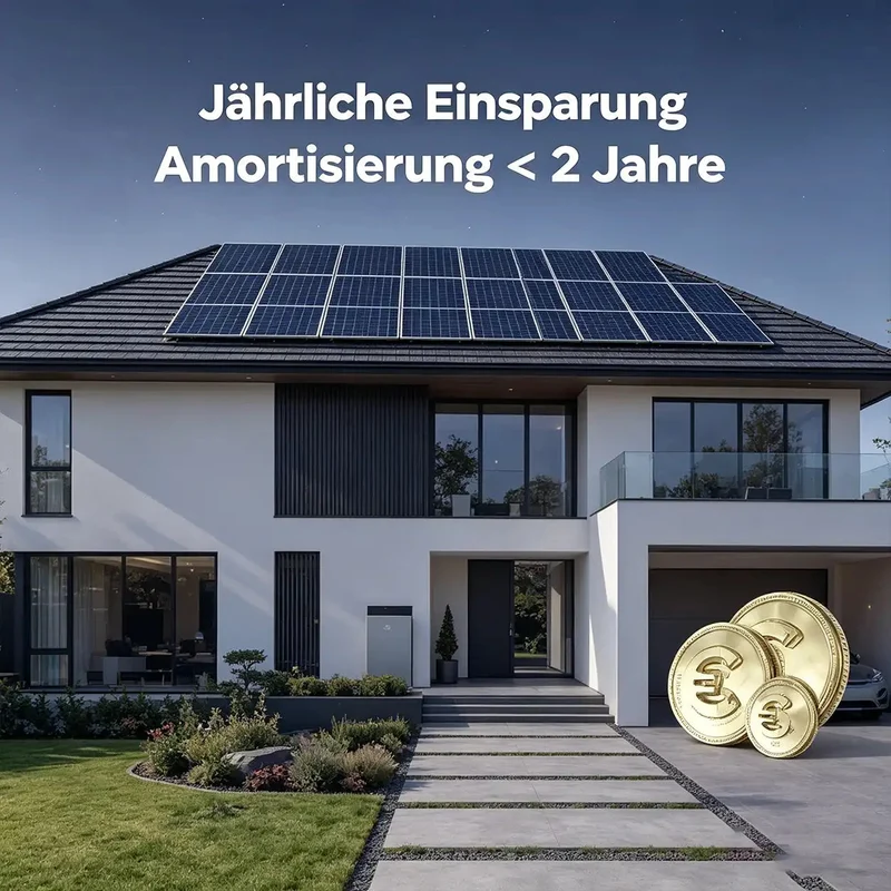 Ensemble complet Hoymiles HiBattery 4020 AC avec 4 panneaux solaires de 500 W