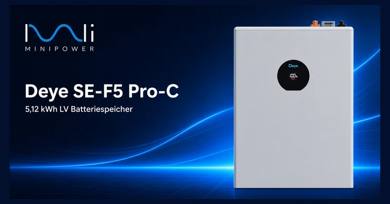 Batterie basse tension Deye SE-F5 Pro-C 5,12 kWh