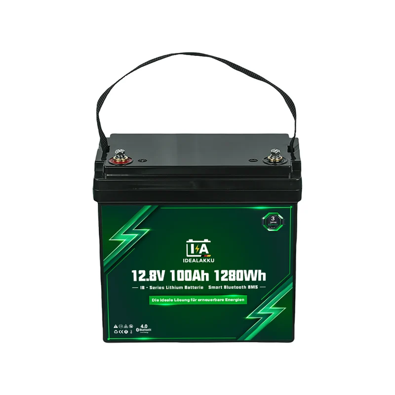 Batterie LiFePO4 IDEALAKKU IB-12-100-MINI 12.8V 100Ah