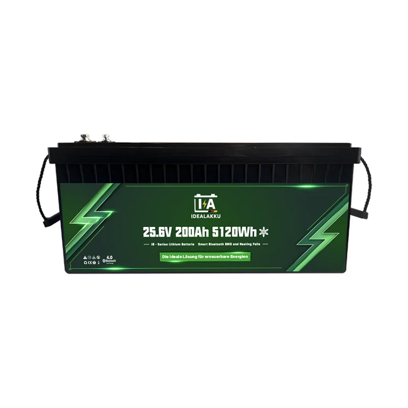 Batterie LiFePO4 IDEALAKKU IB-24-200H 25.6V 200Ah Bluetooth