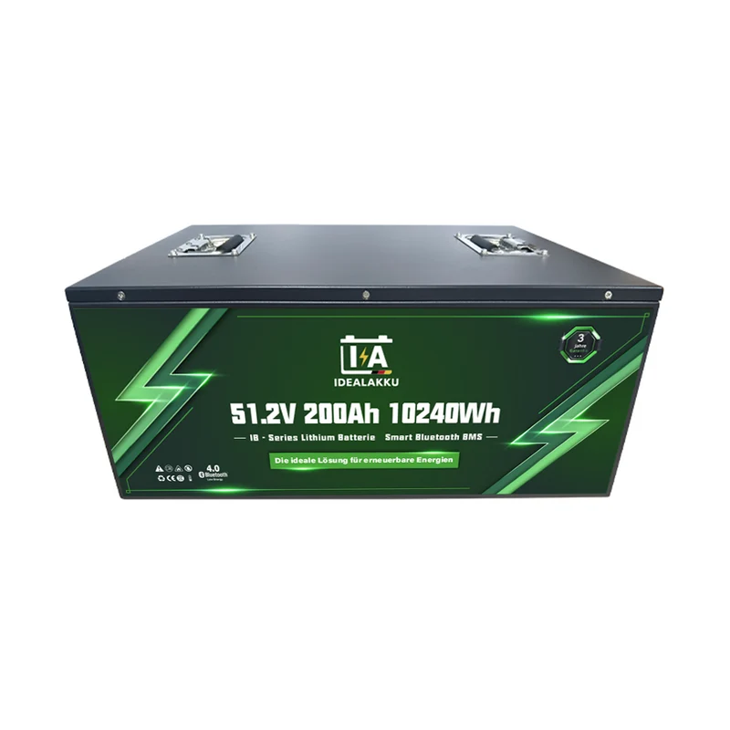 Batterie LiFePO4 IDEALAKKU IB-48-200 51.2V 200Ah Bluetooth
