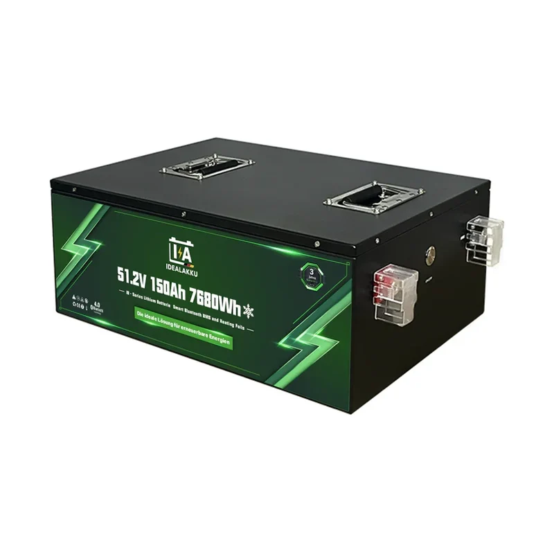 Batterie Lithium LiFePO4 48V 150Ah IDEALAKKU IB-48-150H – Remplacement AGM/GEL 7680Wh
