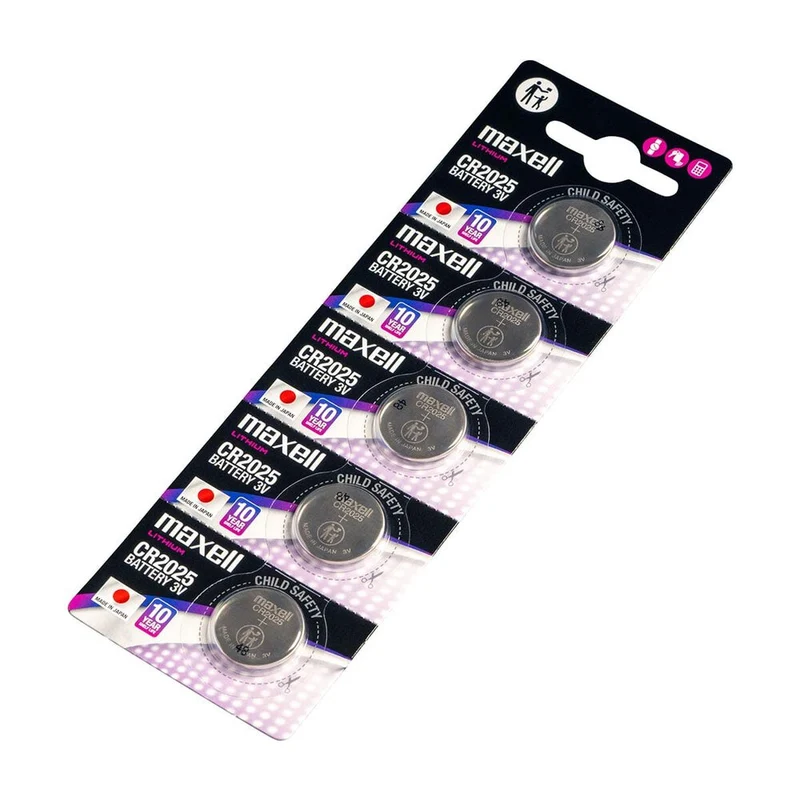 Pile Bouton CR2025 Lithium 3V Maxell – DL2025 ECR2025 BR2025 (Vente à l’unité)