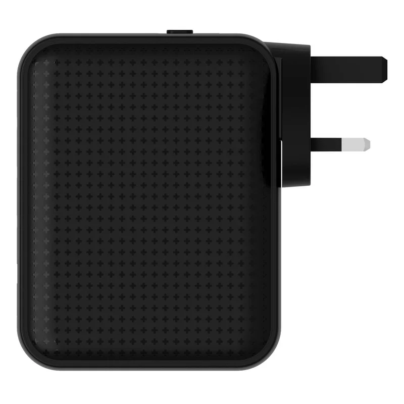 Chargeur de voyage HyperJuice® 145 W USB-C GaN testé pour la sécurité avec 4 ports - Noir