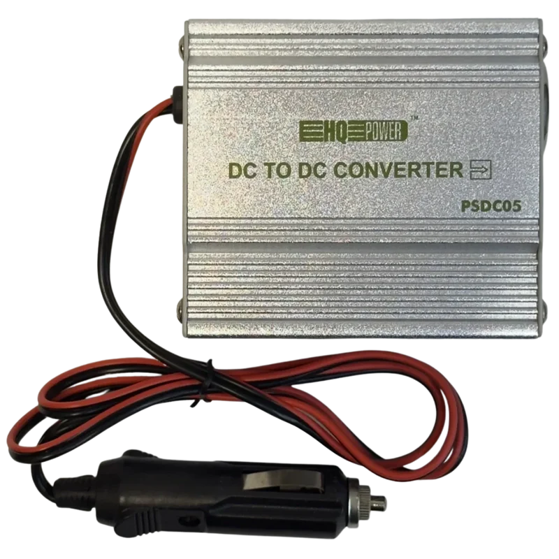 Convertisseur de Tension 24V vers 12V DC 5A – Prise Allume-Cigare Véhicules
