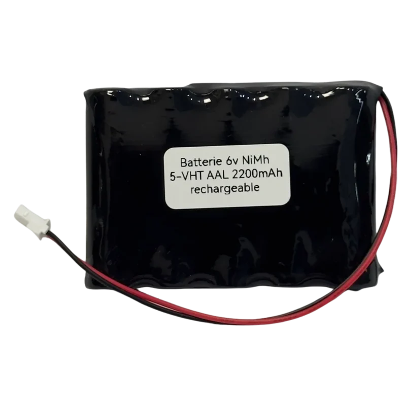 Batterie NiMH 6V 2.2Ah pour alarme Surtec Venus