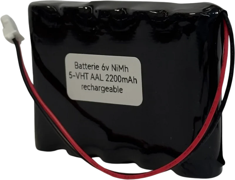 Batterie NiMH 6V 2.2Ah pour alarme Surtec Venus