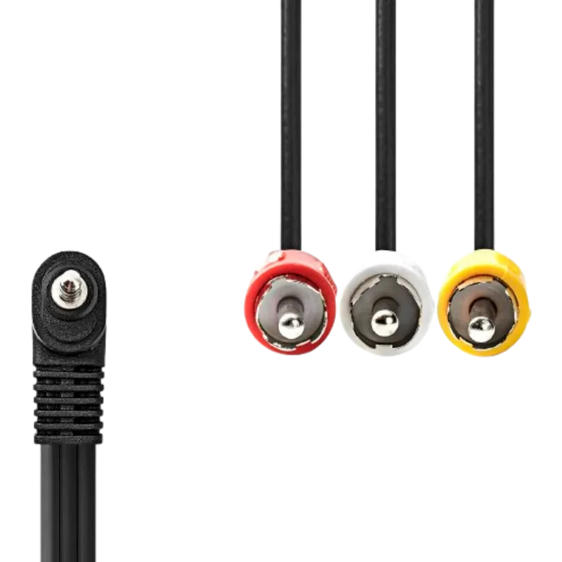 Câble Audio Vidéo Jack 3,5 mm 4 Broches vers 3 RCA Mâles – 2 m