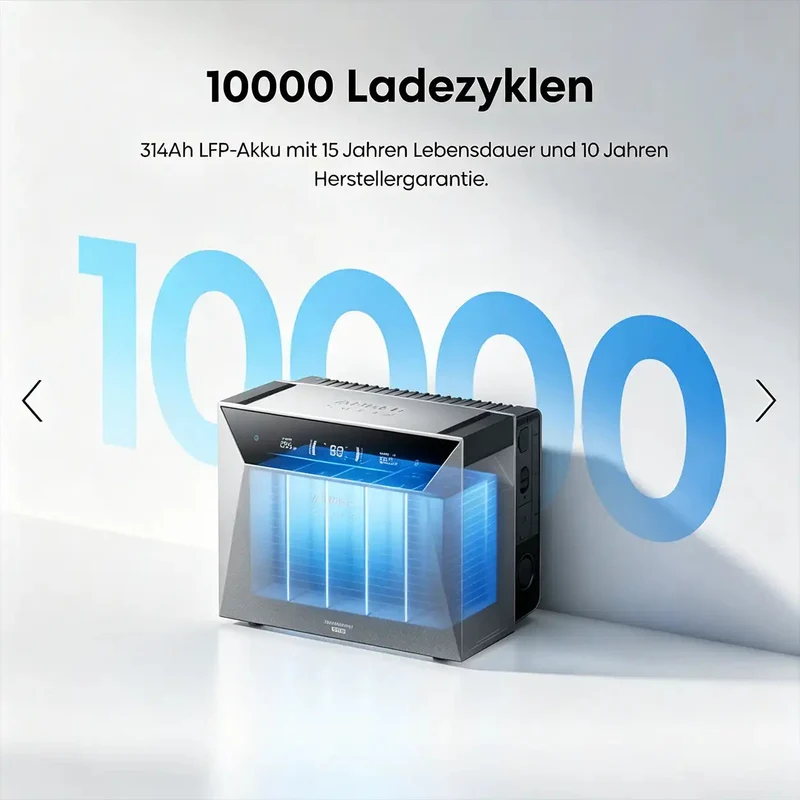 Anker Banque solaire SOLIX 4 E5000 Pro 5 kWh + station d'alimentation