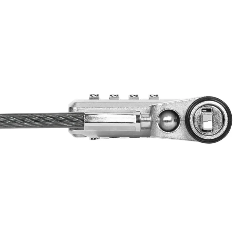 DEFCON® Ultimate Serrure à câble à combinaison universelle sérialisée avec tête de serrure adaptable Slimline - (B2B single pack)