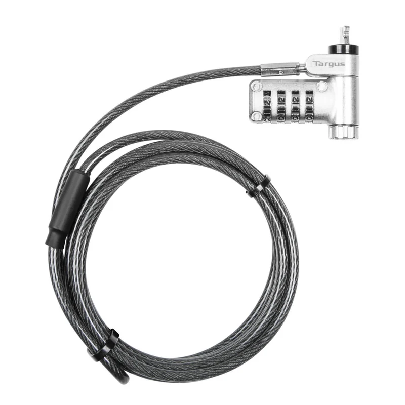 DEFCON® Ultimate Serrure à câble à combinaison universelle sérialisée avec tête de serrure adaptable Slimline - (B2B single pack)
