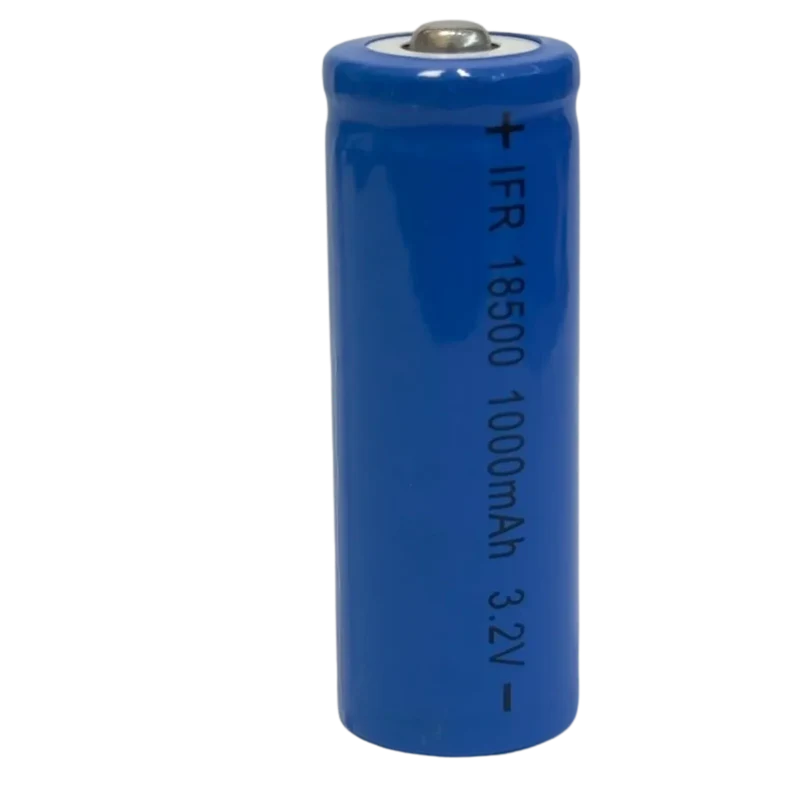 Batterie 18500 LiFePO4 3.2V 1000mAh avec pin rehaussé