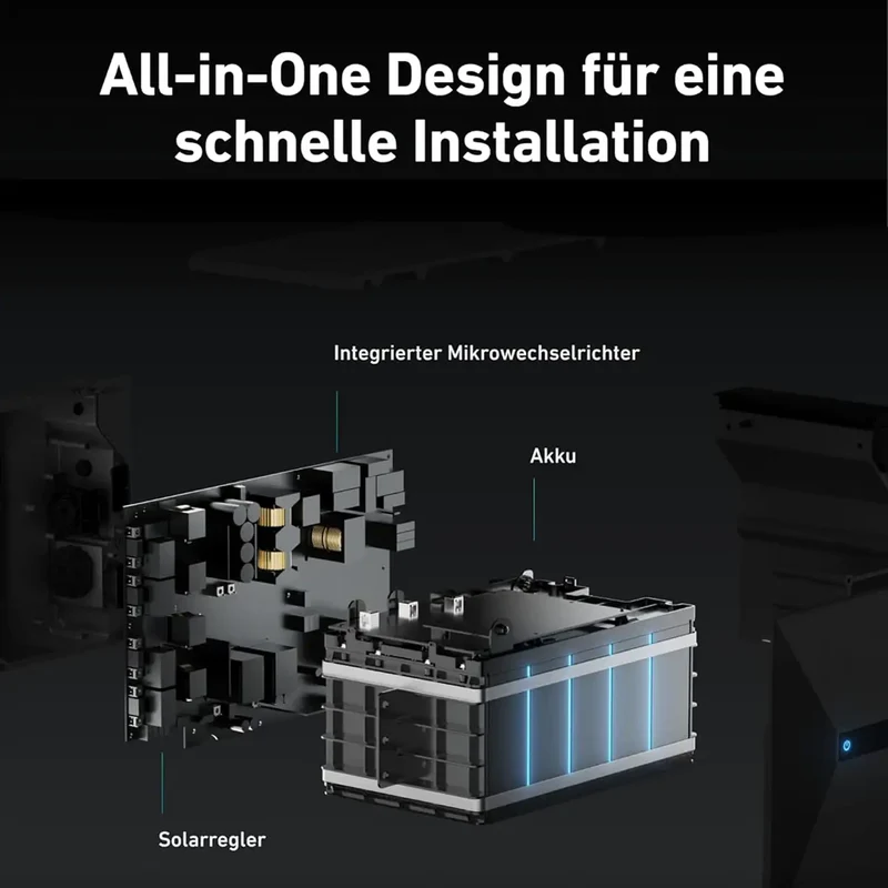 Anker SOLIX Solarbank 2 E1600 Pro Storage 4 × 250W Flexible Solar Modules 1,6 kWh Set