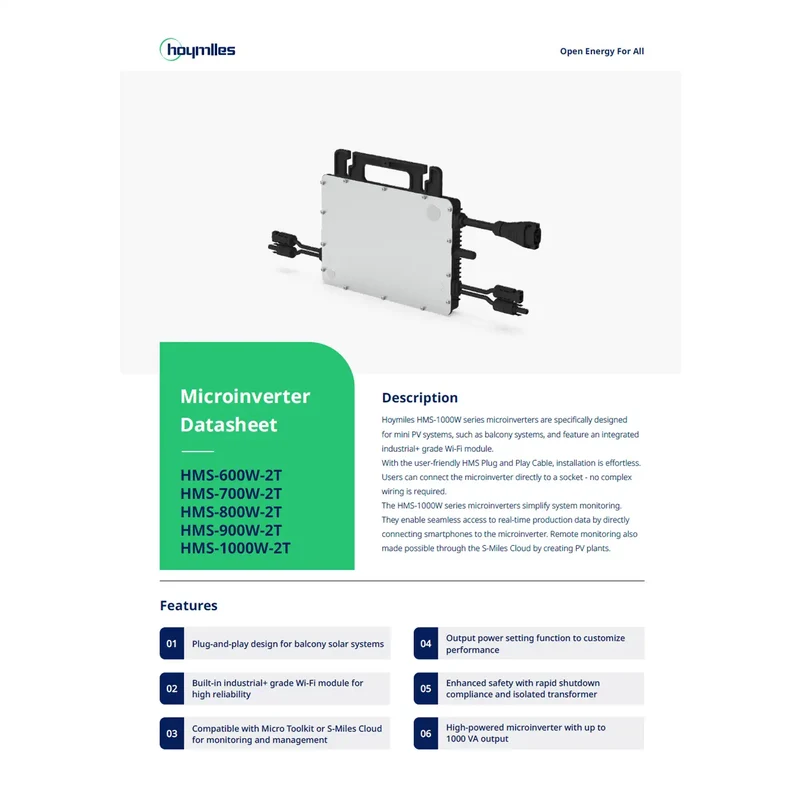 Hoymiles HiBattery 1920 AC Set with 2 × 500W Solar Panels Complete Set
