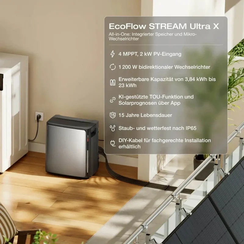 Stockage d'énergie EcoFlow STREAM Ultra X