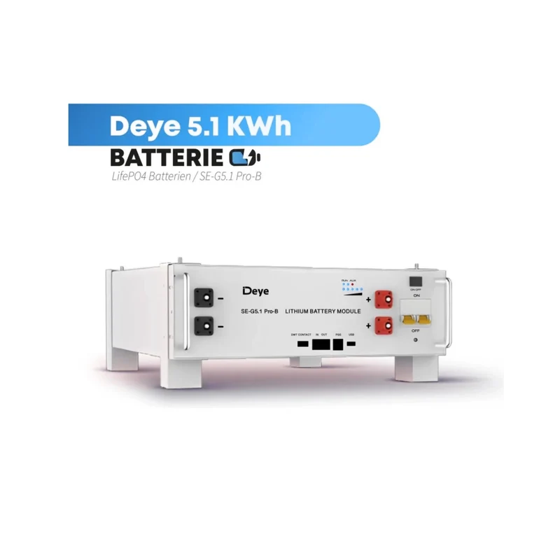 Unité de stockage de batterie Deye SE-G5.1 Pro-B LiFePO4 5,1 kWh