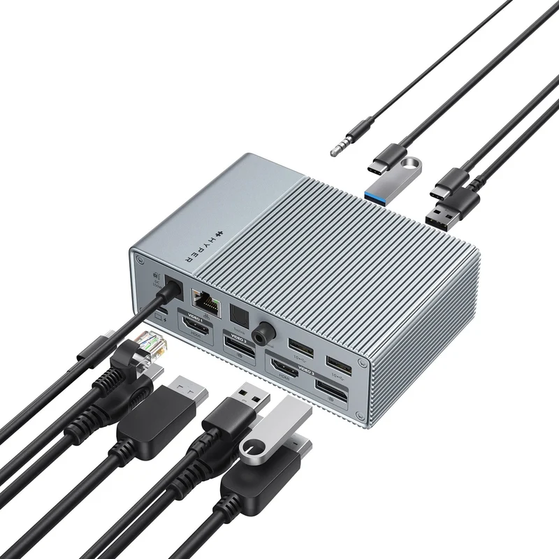 Station d'accueil GEN2 15 ports USB-C - HyperDrive