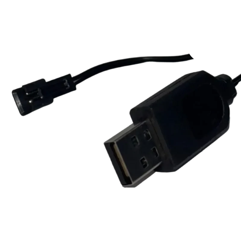 Chargeur USB 9.6V 250mA pour jouets radiocommandés 2PINS