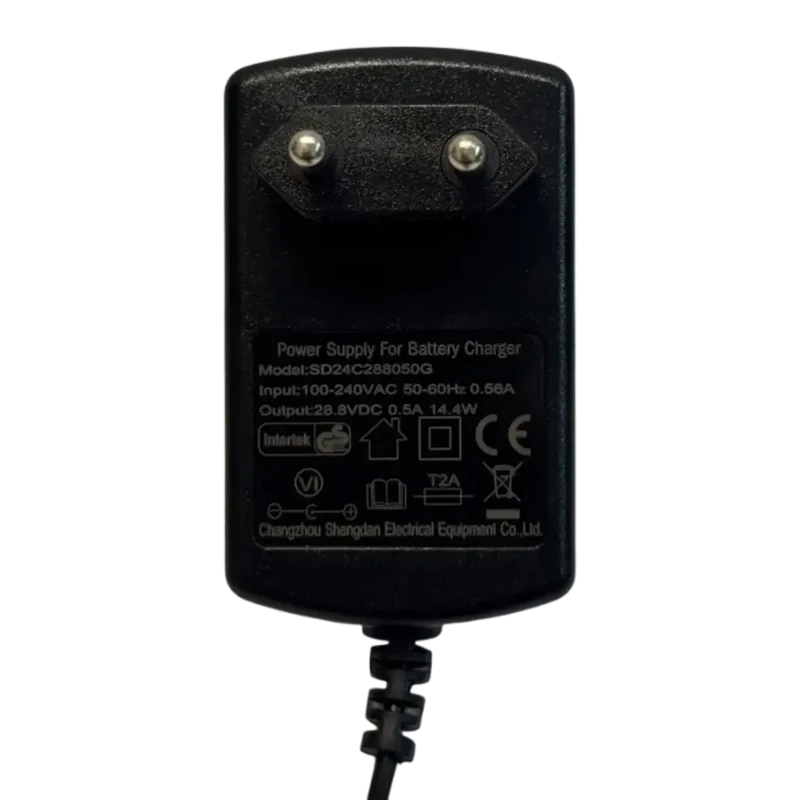 Chargeur 28.8V 0.5A Compatible voiture électrique enfant Connecteur 5.5 x 2.5 mm