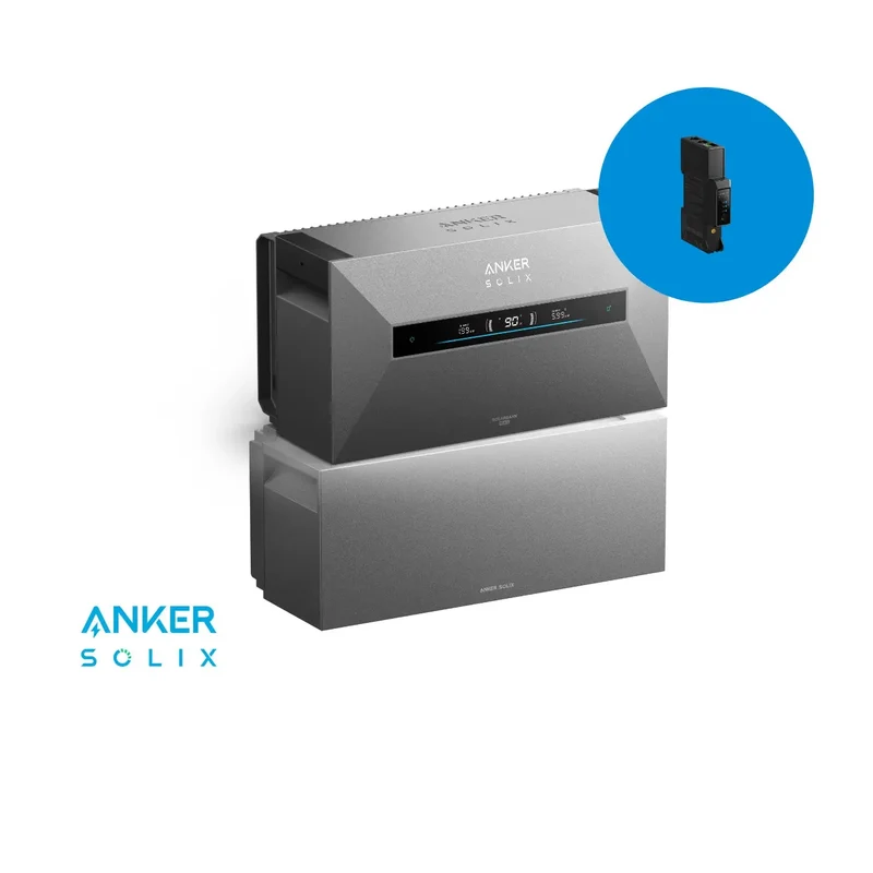 Anker Kit complet SOLIX Solar Bank Max AC + 1× BP7000 14 kWh Plug&Play
