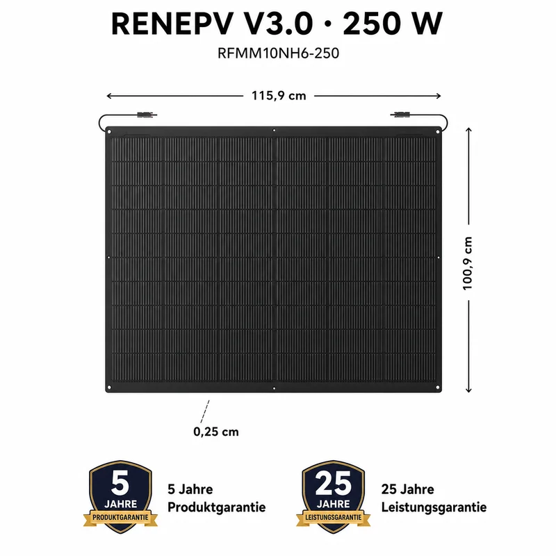 Anker AC flexible set 1,6 kWh 4 × 250W flexible solar panels