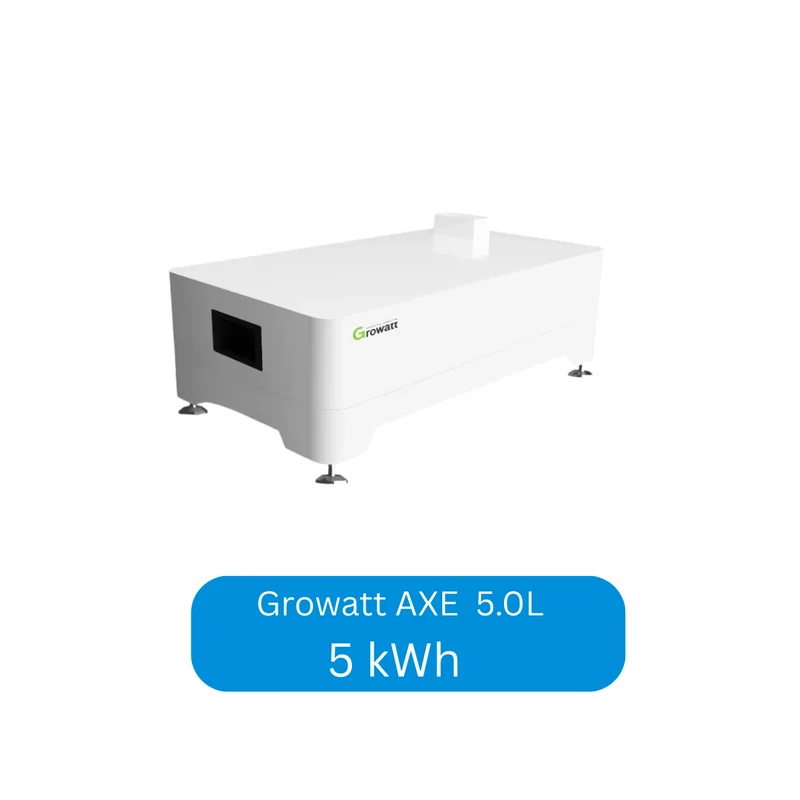 Growatt AXE 5.0L modular lithium solar energy storage system 5 kWh - 50 kWh