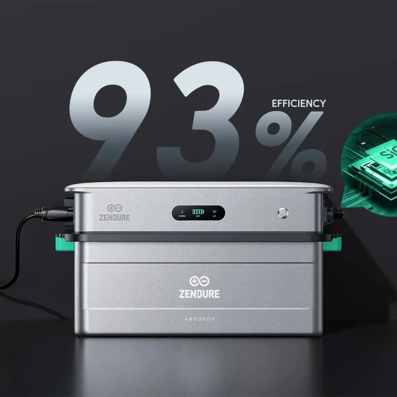 Zendure SolarFlow 2400 Pro avec 1 réservoirs de stockage CA bidirectionnels AB3000L