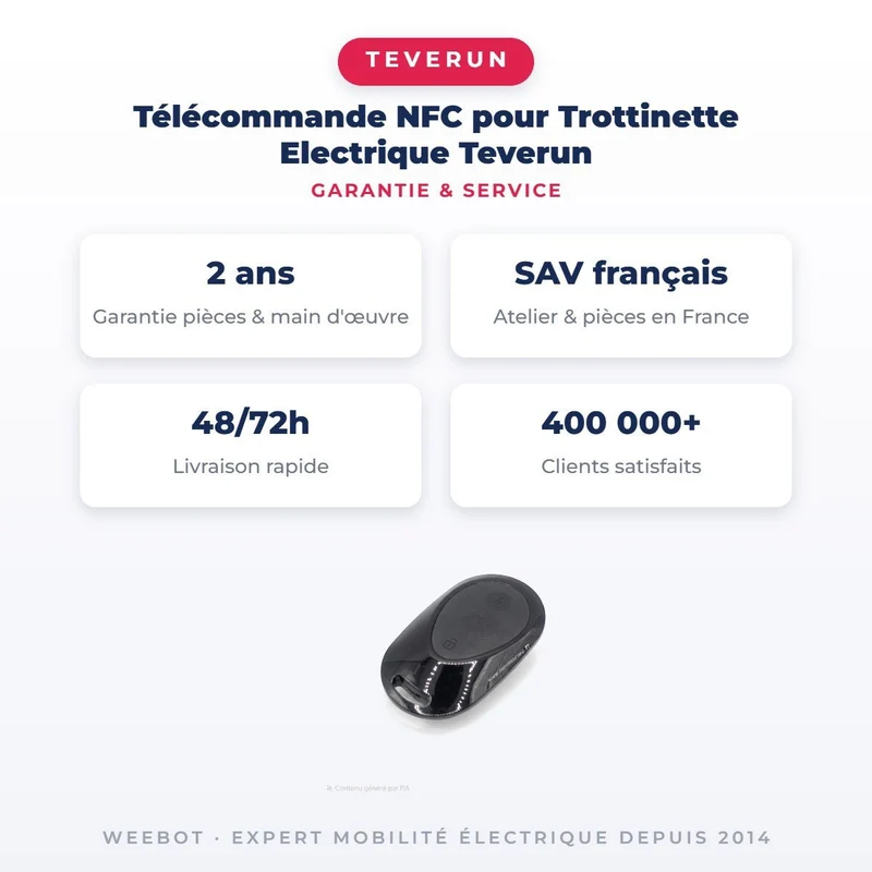 Télécommande NFC pour Trottinette Electrique Teverun