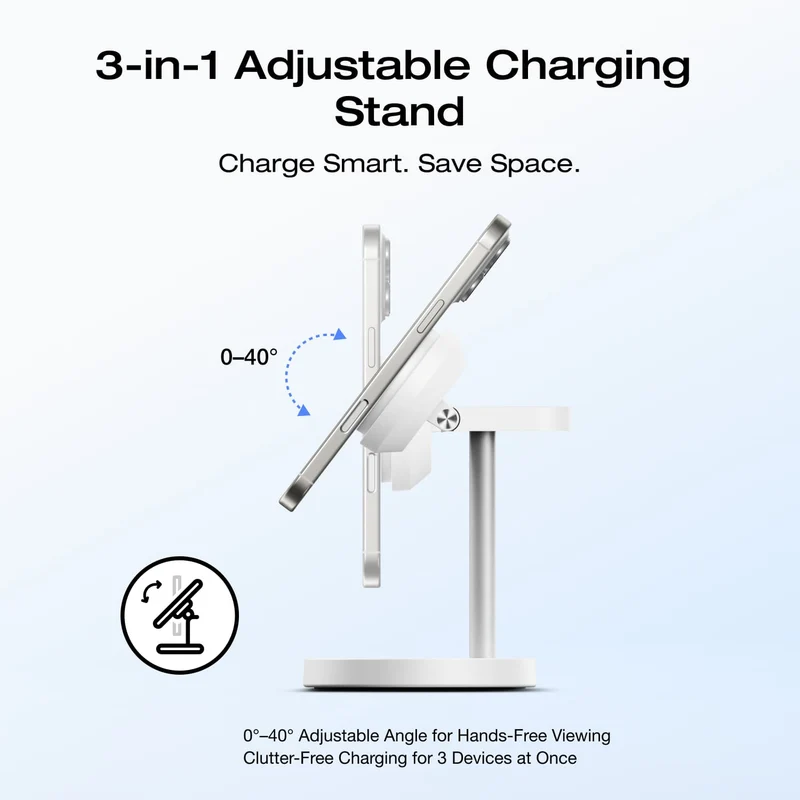 EcoFlow RAPID Mag Wireless Charging Stand (3-in-1)