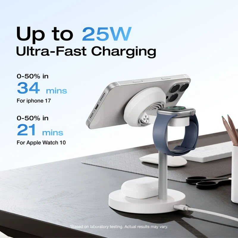 EcoFlow RAPID Mag Wireless Charging Stand (3-in-1)