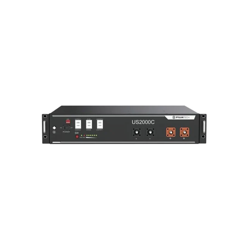 Système de stockage d'énergie Pylontech US2000C 2,4 kWh LiFePO4 avec gestion de batterie (BMS)