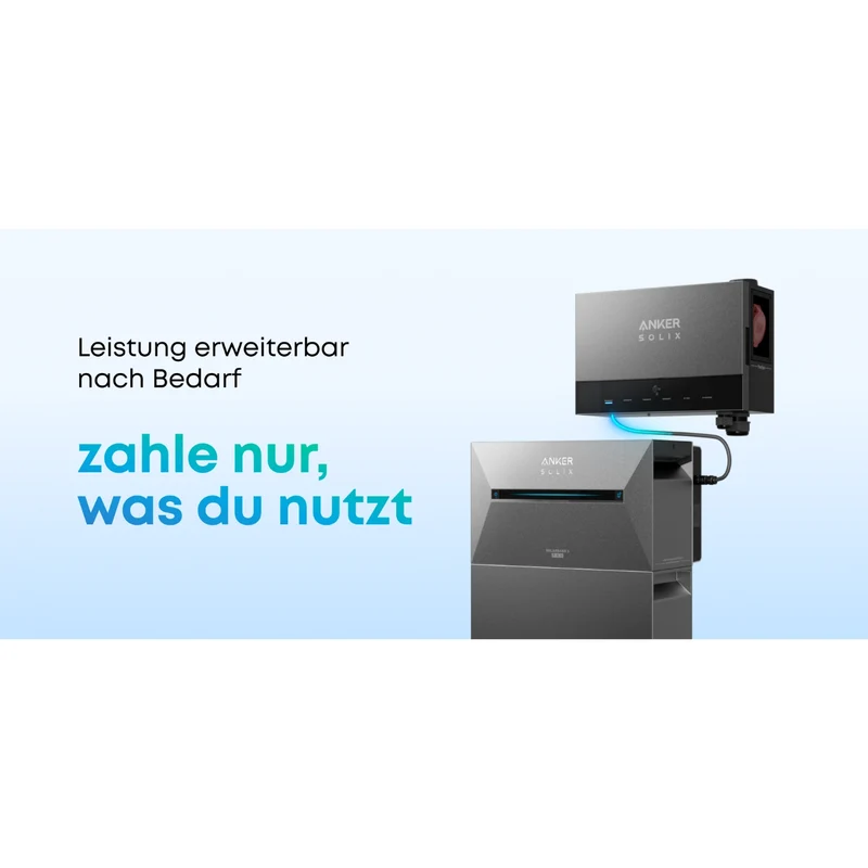Anker Station d'alimentation SOLIX pour centrales électriques de balcon