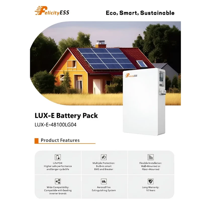 Felicity LUX-E-48100LG04 5,12 kWh battery storage