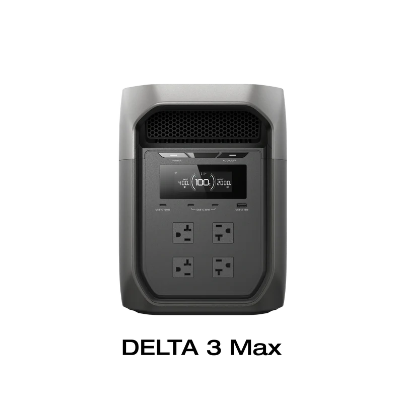 EcoFlow DELTA 3 Max Portable Power Station (2048Wh)