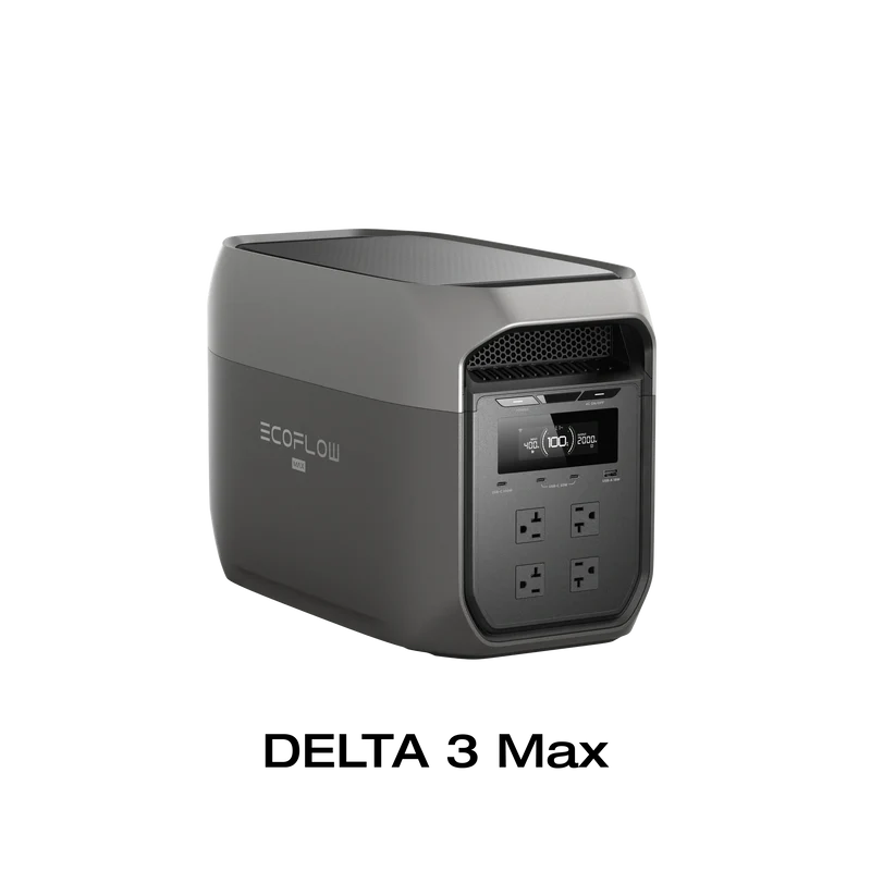 EcoFlow DELTA 3 Max Portable Power Station (2048Wh)