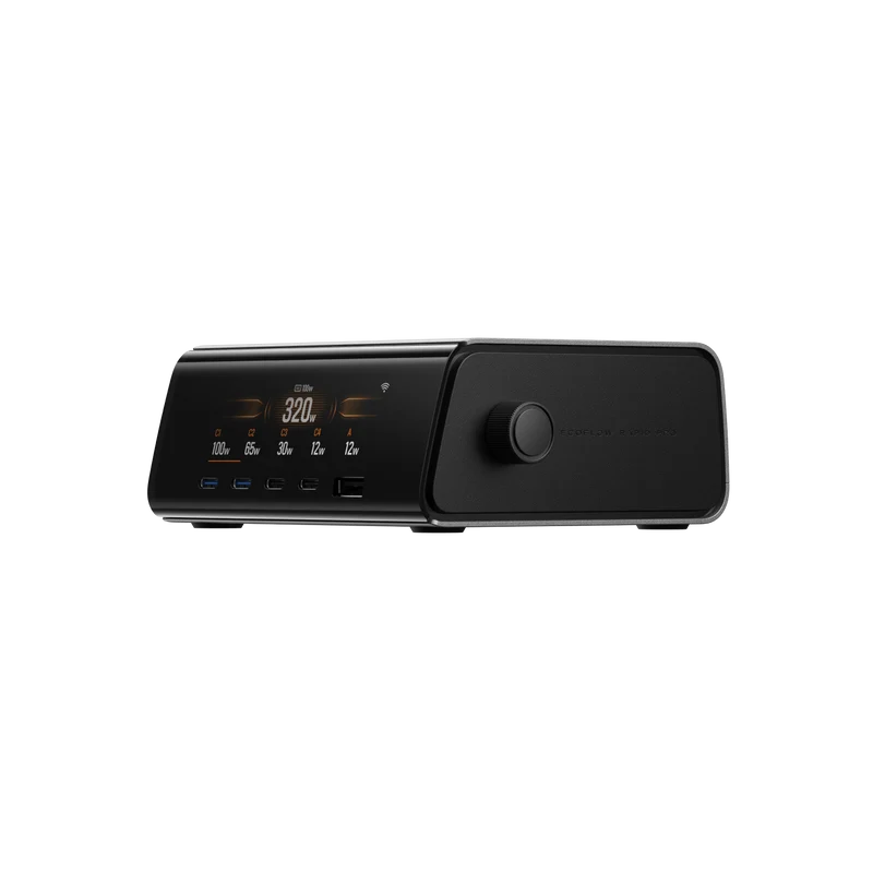 EcoFlow RAPID Pro Desktop Charger (320W, 5 Ports, GaN)