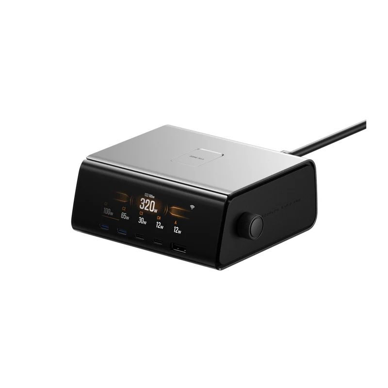 EcoFlow RAPID Pro Desktop Charger (320W, 5 Ports, GaN)