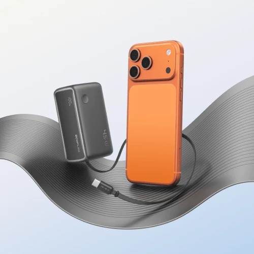 EcoFlow RAPID 3-in-1 Power Bank (10K, 45W, Retractable Cable & AC Plug)