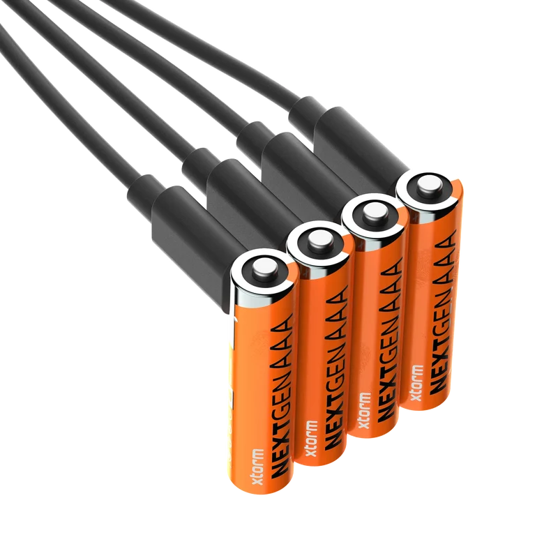Rechargeable AAA Batteries with USB-C - 4 Pack