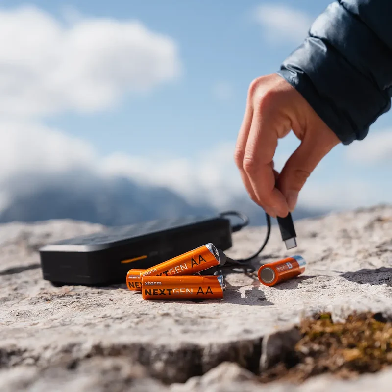 Rechargeable AA Batteries with USB-C Water-resistant - 4 Pack