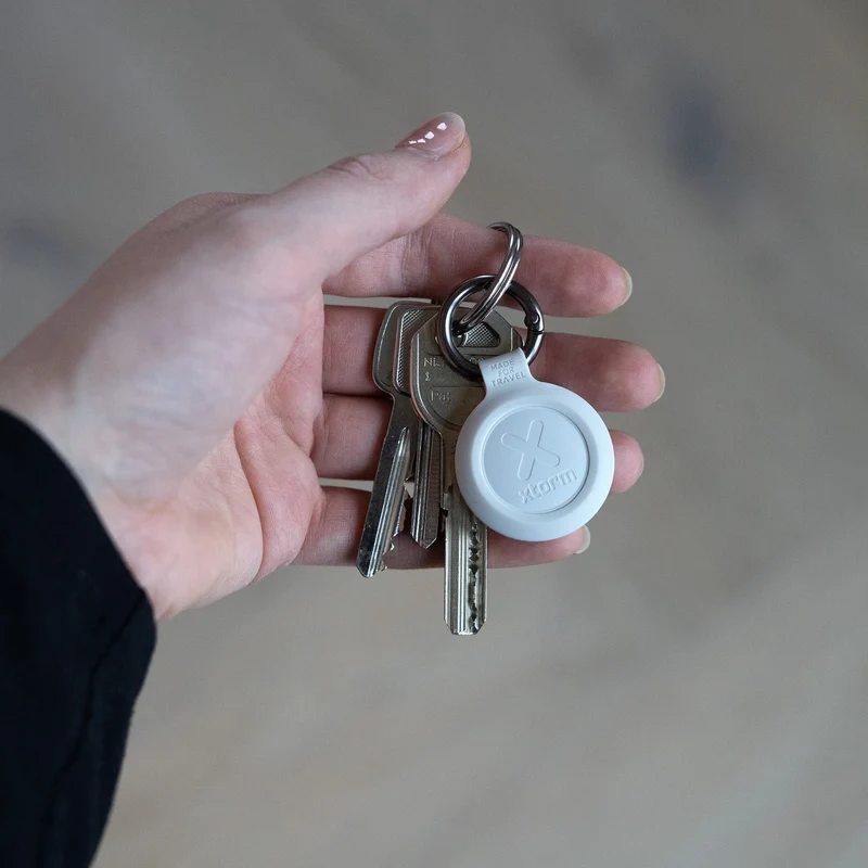 TravelTag for Android & iPhone - Water-resistant - Ash White