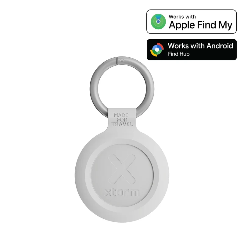 TravelTag for Android & iPhone - Water-resistant - Ash White