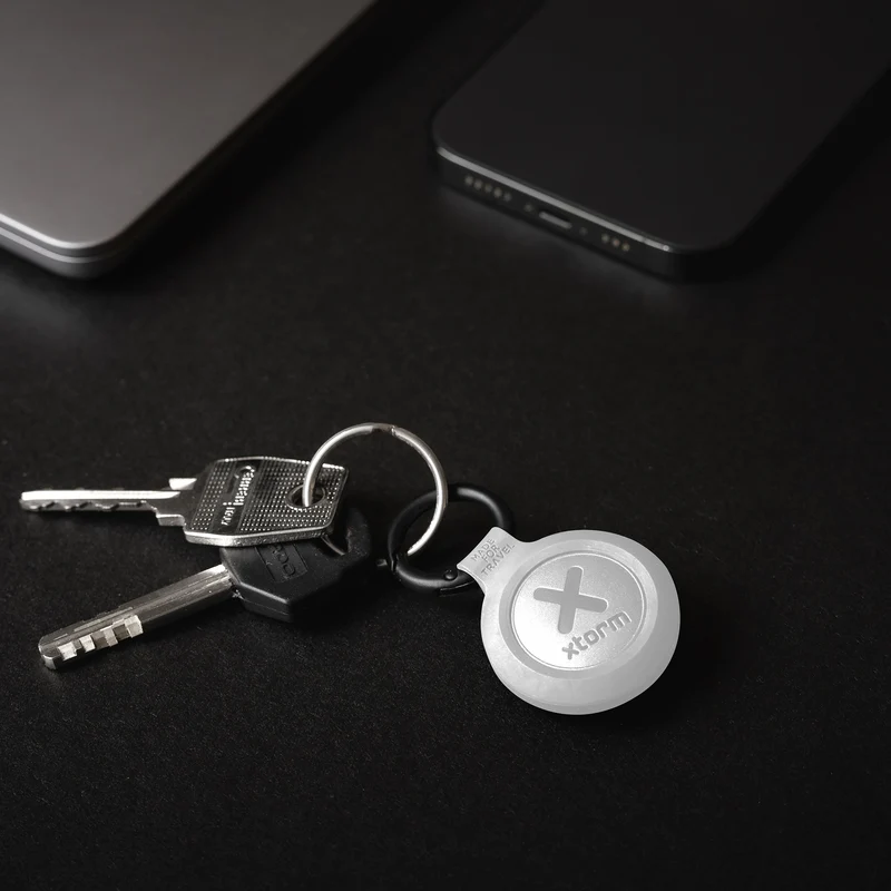 TravelTag for Android & iPhone - Water-resistant - 3-Pack - Ash White