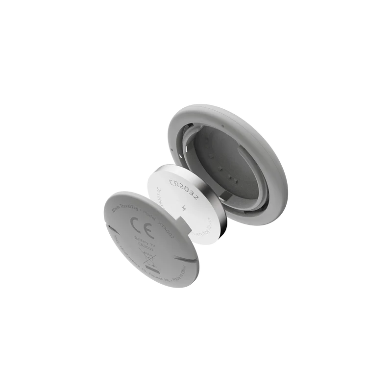 TravelTag for Android & iPhone - Water-resistant - Ash White